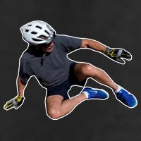 Joe Biden Bicycle Fall Funny Meme 25L Jumbo Tote