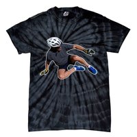 Joe Biden Bicycle Fall Funny Meme Tie-Dye T-Shirt