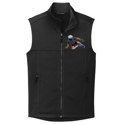 Joe Biden Bicycle Fall Funny Meme Collective Smooth Fleece Vest