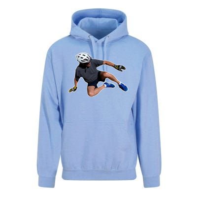 Joe Biden Bicycle Fall Funny Meme Unisex Surf Hoodie