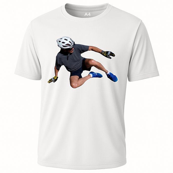 Joe Biden Bicycle Fall Funny Meme Performance Shirt