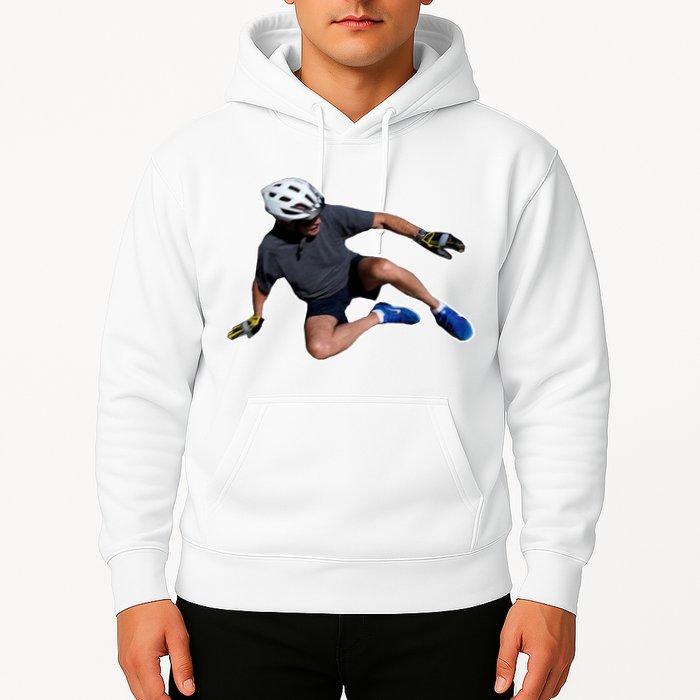 Joe Biden Bicycle Fall Funny Meme Hoodie