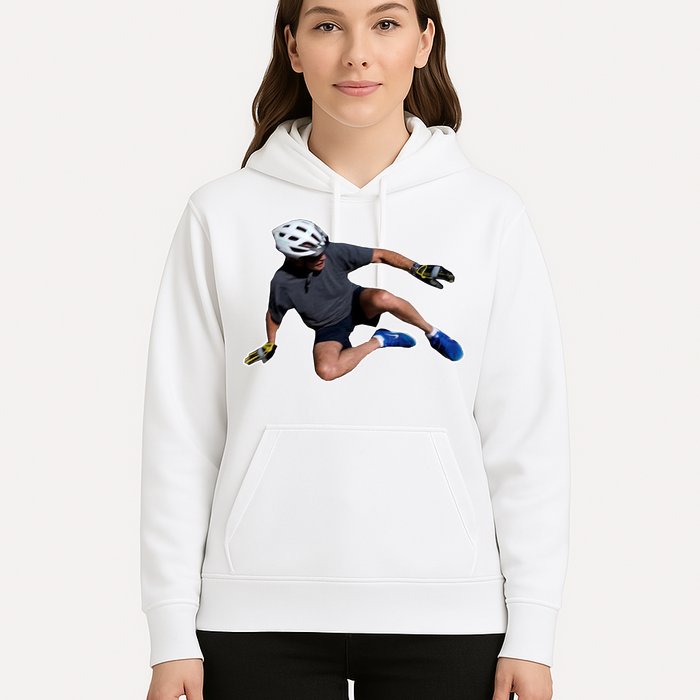 Joe Biden Bicycle Fall Funny Meme Hoodie