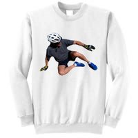 Joe Biden Bicycle Fall Funny Meme Sweatshirt