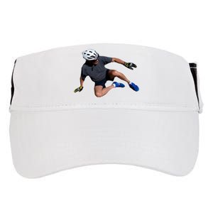 Joe Biden Bicycle Fall Funny Meme Adult Drive Performance Visor