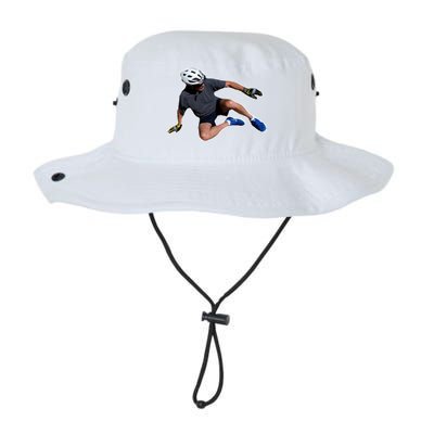 Joe Biden Bicycle Fall Funny Meme Bucket Hat