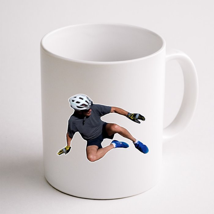Joe Biden Bicycle Fall Funny Meme Mug