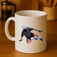 Joe Biden Bicycle Fall Funny Meme Mug