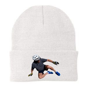 Joe Biden Bicycle Fall Funny Meme Knit Cap Winter Beanie