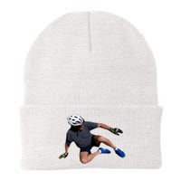 Joe Biden Bicycle Fall Funny Meme Knit Cap Winter Beanie