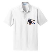 Joe Biden Bicycle Fall Funny Meme Dry Zone Grid Polo