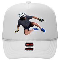 Joe Biden Bicycle Fall Funny Meme Trucker Hat
