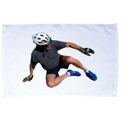 Joe Biden Bicycle Fall Funny Meme Microfiber Hand Towel