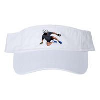 Joe Biden Bicycle Fall Funny Meme Valucap Bio-Washed Visor