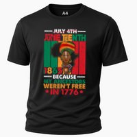 Junenth Black Because My Ancestor WerenT Free 1776 Gift Cooling Performance Crew T-Shirt
