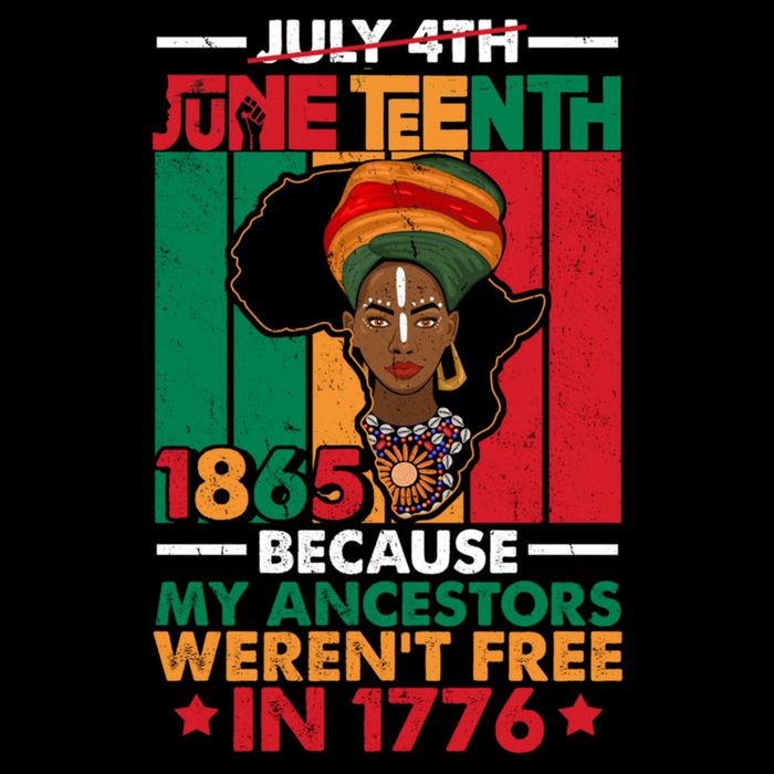 Junenth Black Because My Ancestor WerenT Free 1776 Gift Cooling Performance Crew T-Shirt