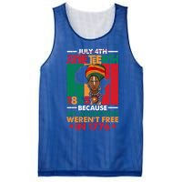 Junenth Black Because My Ancestor WerenT Free 1776 Gift Mesh Reversible Basketball Jersey Tank