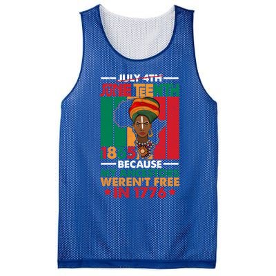 Junenth Black Because My Ancestor WerenT Free 1776 Gift Mesh Reversible Basketball Jersey Tank