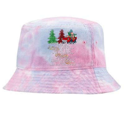 Jingle Bell Biden Xmas Santa Trump 3 Ugly Christmas Sweater Gift Tie-Dyed Bucket Hat