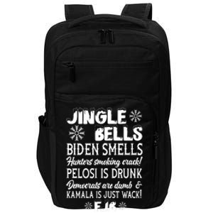 Jingle Bells Biden Smells Funny Republican Christmas Gift Impact Tech Backpack