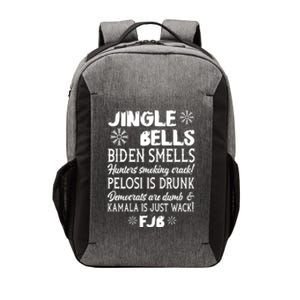 Jingle Bells Biden Smells Funny Republican Christmas Gift Vector Backpack