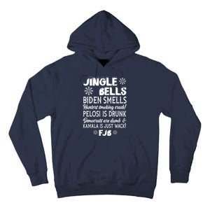 Jingle Bells Biden Smells Funny Republican Christmas Gift Tall Hoodie