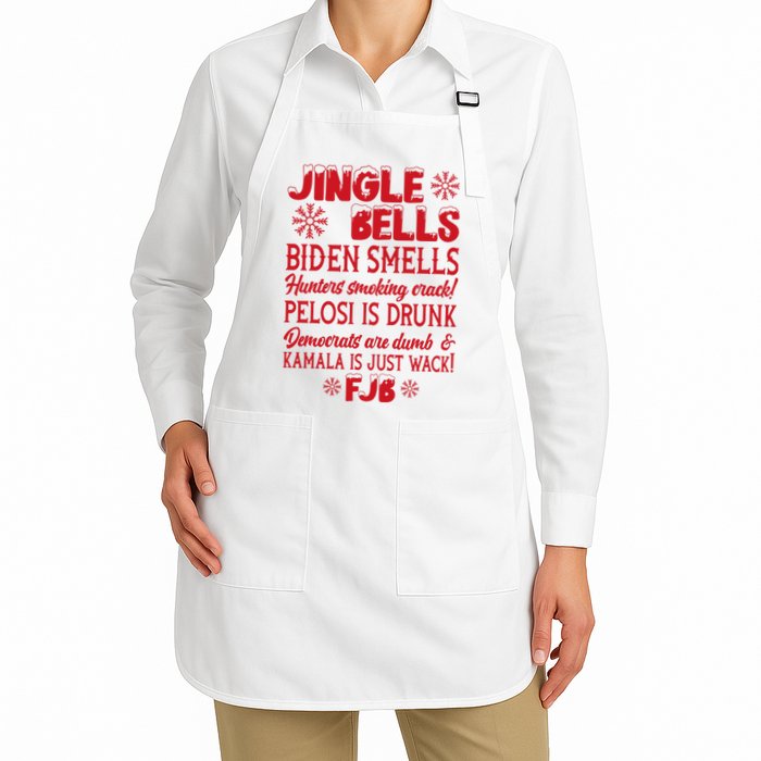 Jingle Bells Biden Smells Funny Republican Christmas Gift Apron