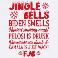 Jingle Bells Biden Smells Funny Republican Christmas Gift Apron