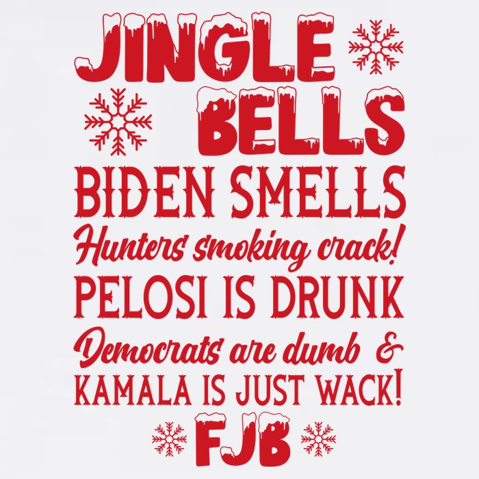 Jingle Bells Biden Smells Funny Republican Christmas Gift Apron