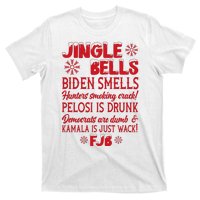 Jingle Bells Biden Smells Funny Republican Christmas Gift T-Shirt