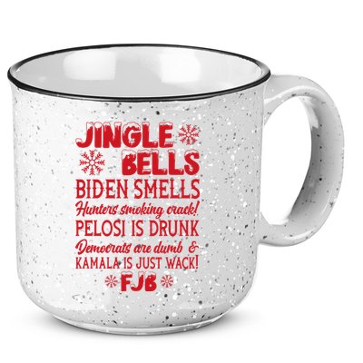 Jingle Bells Biden Smells Funny Republican Christmas Gift 15oz Campfire Ceramic Mug
