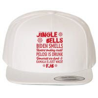 Jingle Bells Biden Smells Funny Republican Christmas Gift Wool Snapback Cap