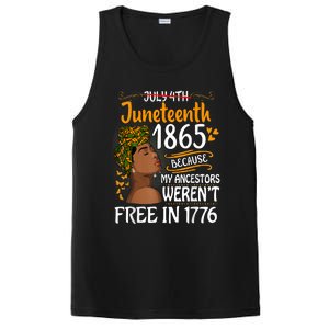 Juneteenth Black Because My Ancestor Werent Free 1776 PosiCharge Competitor Tank