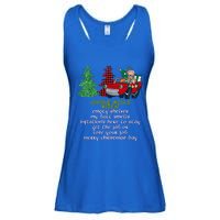 Jingle Bell Biden Xmas Santa Trump 3 Ugly Christmas Sweater Cute Gift Ladies Essential Flowy Tank