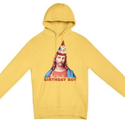 Jesus Birthday Boy Premium Pullover Hoodie