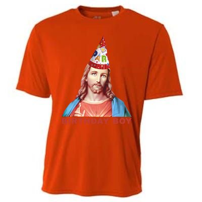 Jesus Birthday Boy Cooling Performance Crew T-Shirt