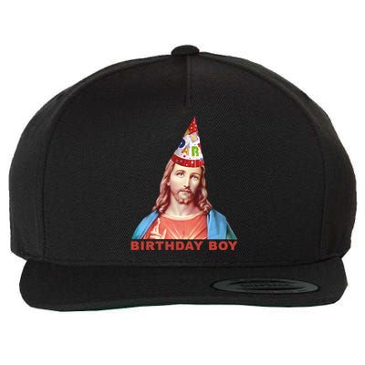 Jesus Birthday Boy Wool Snapback Cap