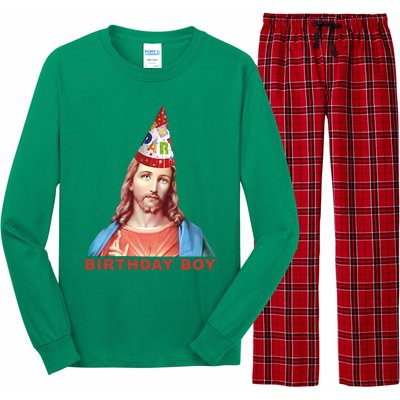 Jesus Birthday Boy Long Sleeve Pajama Set