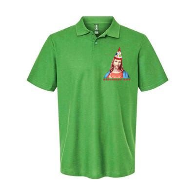 Jesus Birthday Boy Softstyle Adult Sport Polo