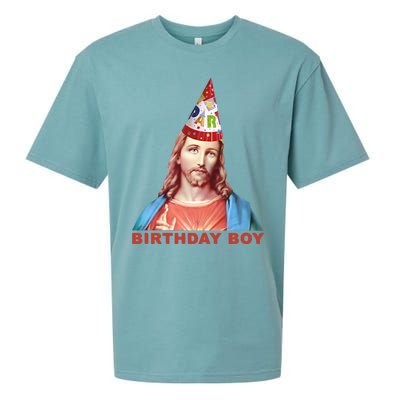 Jesus Birthday Boy Sueded Cloud Jersey T-Shirt