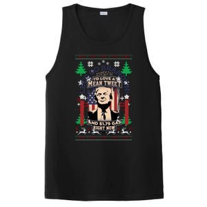 Jingle Bell Biden Xmas Santa Trump Ugly Christmas Sweater Gift PosiCharge Competitor Tank