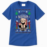 Jingle Bell Biden Xmas Santa Trump Ugly Christmas Sweater Gift Tall T-Shirt