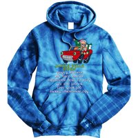 Jingle Bell Biden Xmas Santa Trump Ugly Christmas Sweater Funny Gift Tie Dye Hoodie