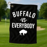 Joe Brady Buffalo Vs Everybody Golf Towel