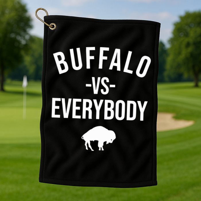 Joe Brady Buffalo Vs Everybody Golf Towel