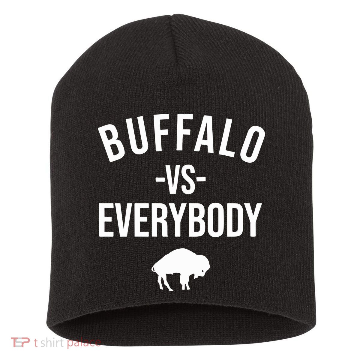Joe Brady Buffalo Vs Everybody Short Acrylic Beanie