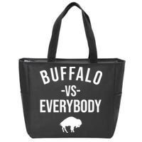Joe Brady Buffalo Vs Everybody Zip Tote Bag