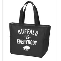 Joe Brady Buffalo Vs Everybody Zip Tote Bag