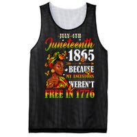 Juneteenth Black Because My Ancestor Werent Free 1776 Mesh Reversible Basketball Jersey Tank