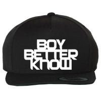 Jme Boy Better Know Wool Snapback Cap